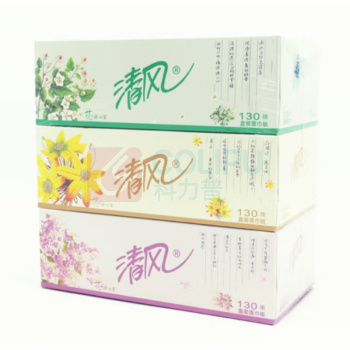 清风 抽纸 206mm*195mm(130抽)盒