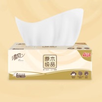 清风 双层盒装纸抽 B338C3N 2层200抽3盒/提