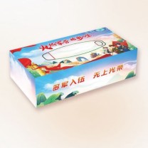 彩虹 CH 定制设计款式纸巾盒抽纸 210mm*110mm*60mm 80抽