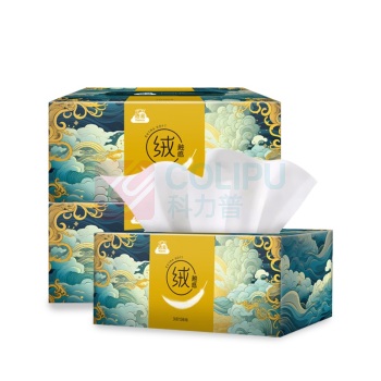 洁云 Hygienix 抽纸绒触感纸巾 3层136抽 200*200mm 3盒装