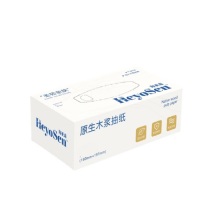 海亚森 HAIYASEN 原生木浆盒装抽纸 M3008 双层 L码 200抽/盒 90盒/箱