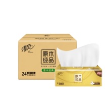 清风 原木金装抽纸 AR41SWQ1 (110抽*24包)/箱