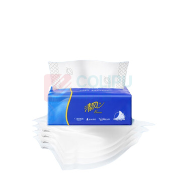 清风 100%原生木浆面巾纸 AR40MLQ 190mmx154mm(4层)90 抽/包 4包/提 4提/箱