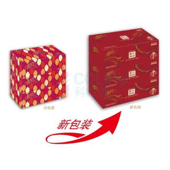 清风 盒装面巾纸 B338AFD 双层 210mm*198mm 200抽/盒 3盒/提 12提/箱 按整提起订