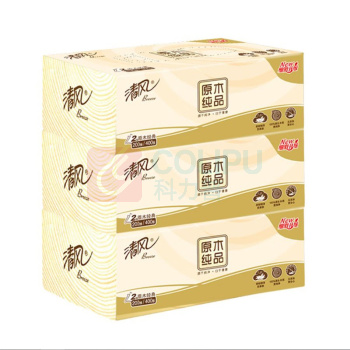 清风 原木纯品盒装面巾纸 B338CN/C1/C2/C3/B338C3N 双层 210*198mm 200抽/盒 3盒/提 12提/箱 (新老包装交替以实物为准)