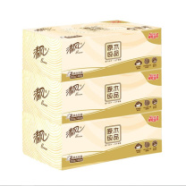 清风 原木纯品盒装面巾纸 B338CN/C1/C2/C3/B338C3N 双层 210*198mm 200抽/盒 3盒/提 12提/箱 (新老包装交替以实物为准)