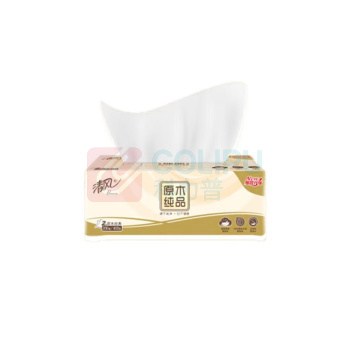 清风 原木纯品盒装面巾纸 B338CN/C1/C2/C3/B338C3N 双层 210*198mm 200抽/盒 3盒/提 12提/箱 (新老包装交替以实物为准)