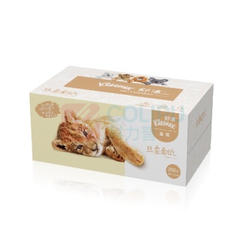 金佰利 Kimberly-Clark 舒洁盒装面巾纸 0288-00 三层  200抽/盒 3盒/提 10提/箱