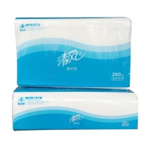 清风 擦手纸单层三折 B913AC 225*230mm 200抽/包 20包/箱