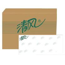 清风 软包抽取式面巾纸 B312YZ 双层 100抽*96包/箱