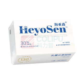 海亚森 HAIYASEN 木浆软包抽纸 TK-1040 三层 140*180mm 130抽/包 60包/箱