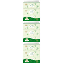 洁云 Hygienix 3层100抽塑包面纸 3包*6提/组