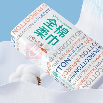 全棉时代 PURCOTTON 全棉柔巾 PPJ23700010 200*200mm 80抽/包 6包/袋