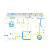 洁云 Hygienix 面巾纸 L132×B180mm 200抽/包48包/箱 原生木浆(纤维) 柔软型