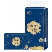 清风 清风奢柔气垫抽纸 ZS360 190mmx154mm(4层) 90抽/包 4包/提