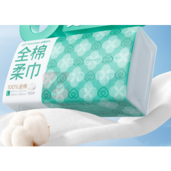 全棉时代 PURCOTTON 经典L码棉柔巾 100片*36包