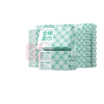 全棉时代 PURCOTTON M码爆款棉柔巾-60片/包 48包/箱