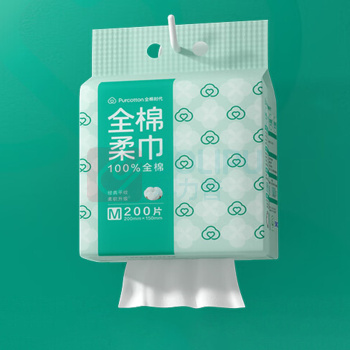 全棉时代 PURCOTTON 悬挂棉柔巾 200片/包