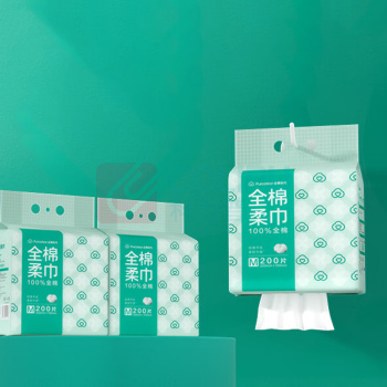 全棉时代 PURCOTTON 悬挂棉柔巾200片/包 3包/箱