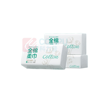 全棉时代 PURCOTTON 2024全棉柔巾洗脸巾 PPJ24700057 200*200mm110片/包3包/袋
