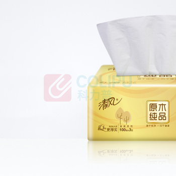清风 原木金装抽纸 AR42HFG 190*132mm 100抽/包 4提/箱