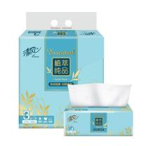 清风 植萃纯品系列抽纸 AR30MYZ 175mm*154mm 4层*90抽*3包/提