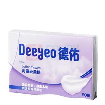 德佑 DEEYEO 乳霜纸 180mm*130mm 60抽*5包/提*6提/箱