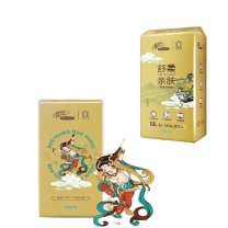 清风 敦煌IP款悬挂式软包抽取式面巾纸 BG28ASJIP 四层 170mm*132mm 280抽/提 6提/箱