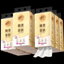 清风 棉柔悬挂式抽纸 BG25SMEC/BG25SMJD 170*132mm 4层250抽 10提/箱