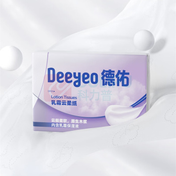德佑 DEEYEO 乳霜纸 60抽*5包 180mm*130mm