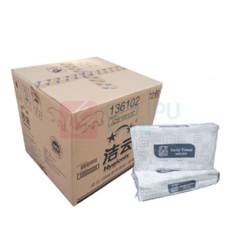 洁云 Hygienix 软包抽取式面巾纸 136102 双层 100抽/包 72包/箱 仅供华东华北华南