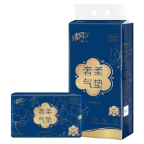 清风 软包抽取式面纸 ZS360 四层 190mmX154mm 90抽/包 4包/提