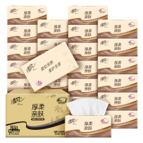 清风 厚柔亲肤抽纸 M码 4层100抽24包