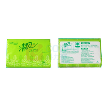 清风 软包抽取式面巾纸 BR38AE/BR38AE1 190*132mm双层 200抽/包 3包/提 16提/箱