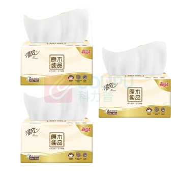 清风 原木纯品/丝柔系列软包抽取式面纸 BR38SC3/BR38SC4/BR34SC/BR34SC1 210*132mm/190*132mm 双层/四层 200抽/120抽 3包/提 16提/箱 (新老包装交替以实物为准)