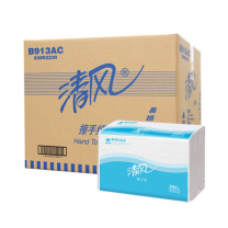 清风 单层三折擦手纸 B913AC 200抽/包 20包/箱