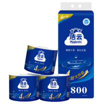 洁云 Hygienix 卫生纸 加韧4层180克 10卷装