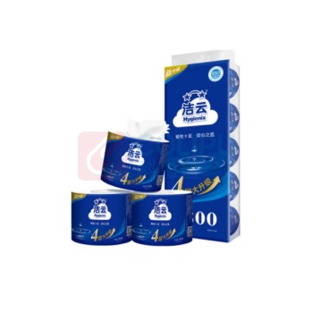 洁云 Hygienix 卫生纸原生浆(纤维)卷筒式 180g/卷 60卷/箱