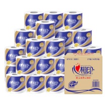 心相印卷纸家用纸巾卷纸整箱27卷*140g卫生纸厕纸实惠装卷纸擦手纸 仅供货华东