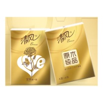 清风 无香手帕纸 4层6张*30包 一提