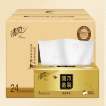 清风 餐巾纸|原生木浆(纤维)|柔软型 120抽/包 24包/箱