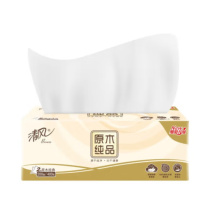 清风 Breeze 抽纸 BR38LC1S 3包/提 原木品抽纸200抽2层抽取式面纸L码 