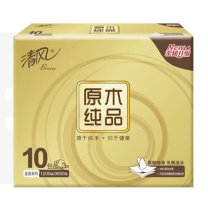 清风 抽纸 金装系列 3层120抽*10包 