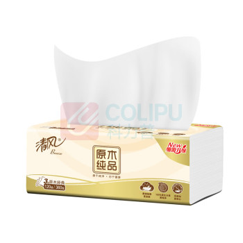 清风 抽取式面巾纸 AR32SKL 3层120抽/包 3包/提 