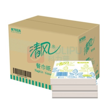 清风 Breeze 餐巾纸 B702A 单层 230*230mm 50张/包 96包/箱