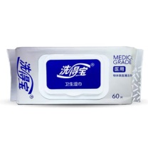 洗得宝 卫生湿巾 XDB-WSSJ0379 60片/包 24包/箱