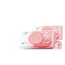 全棉时代 PURCOTTON 全棉蜜桃湿厕纸 60抽/包 3包/件 18包/箱