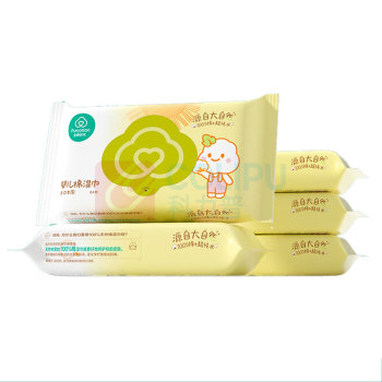 全棉时代 PURCOTTON 清洁湿巾 150*200mm 20片/包 5包/组 手口专用