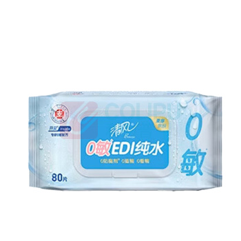 清风 纯水湿巾 BWBA80/BWBA80E0/ BWBA80E1/BWBA80E2/BWBA80E3 160mm*200mm 80片/包 4包/箱 新老包装随机发货