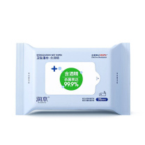 润本 RUNBEN 卫生湿巾(含酒精) 20片/包 96包/箱